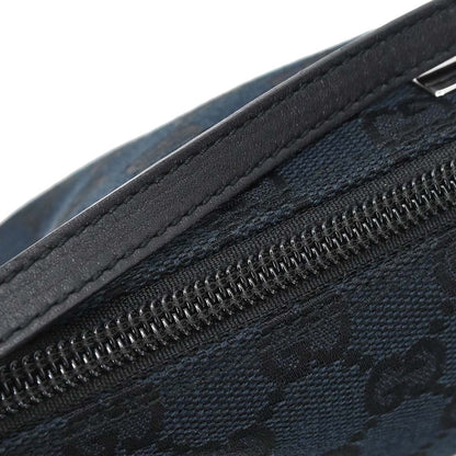 Gucci Black Canvas GG Handbag