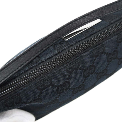 Gucci Black Canvas GG Handbag