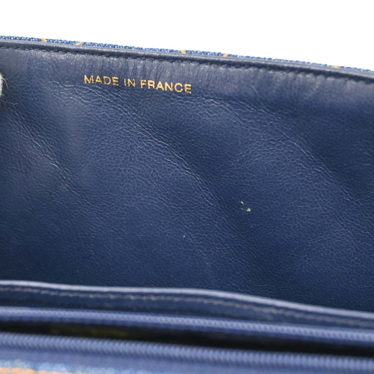 Chanel 1996-1997 Blue Denim Kelly Top Handle Handbag