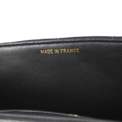 Chanel 1991-1994 Black Satin Small Diana Shoulder Bag