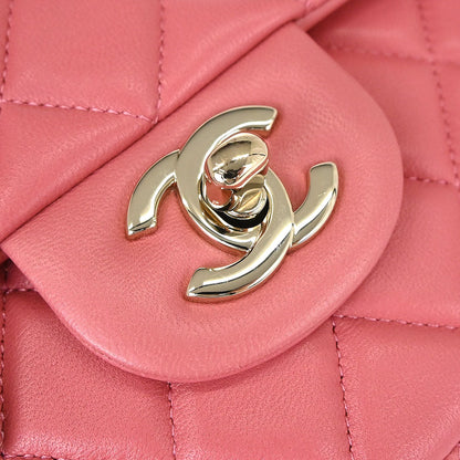 Chanel 2014 Pink Lambskin Valentine Shoulder Bag