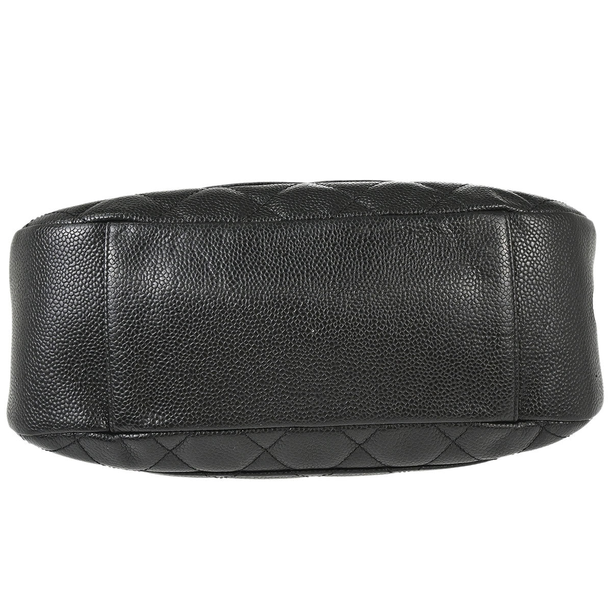 Chanel 2003-2004 Black Caviar Skin Hobo Handbag