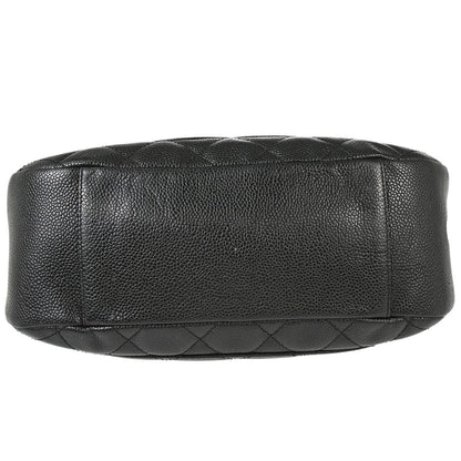 Chanel 2003-2004 Black Caviar Skin Hobo Handbag