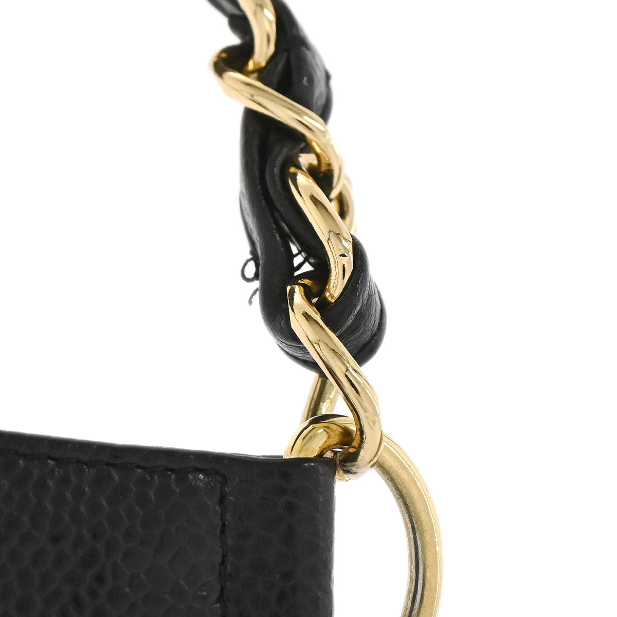 Chanel 2003-2004 Black Caviar Skin Hobo Handbag