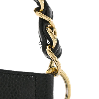 Chanel 2003-2004 Black Caviar Skin Hobo Handbag