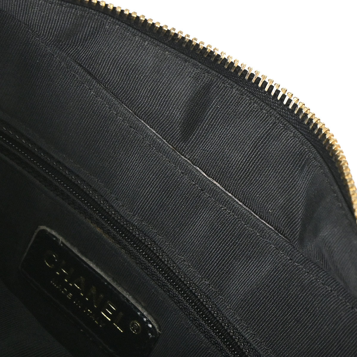 Chanel 2003-2004 Black Caviar Skin Hobo Handbag