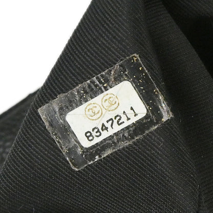 Chanel 2003-2004 Black Caviar Skin Hobo Handbag