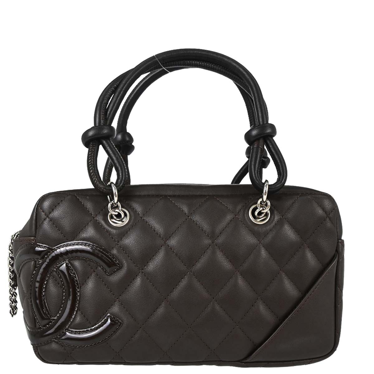 Chanel 2005-2006 Brown Calfskin Cambon Ligne Handbag