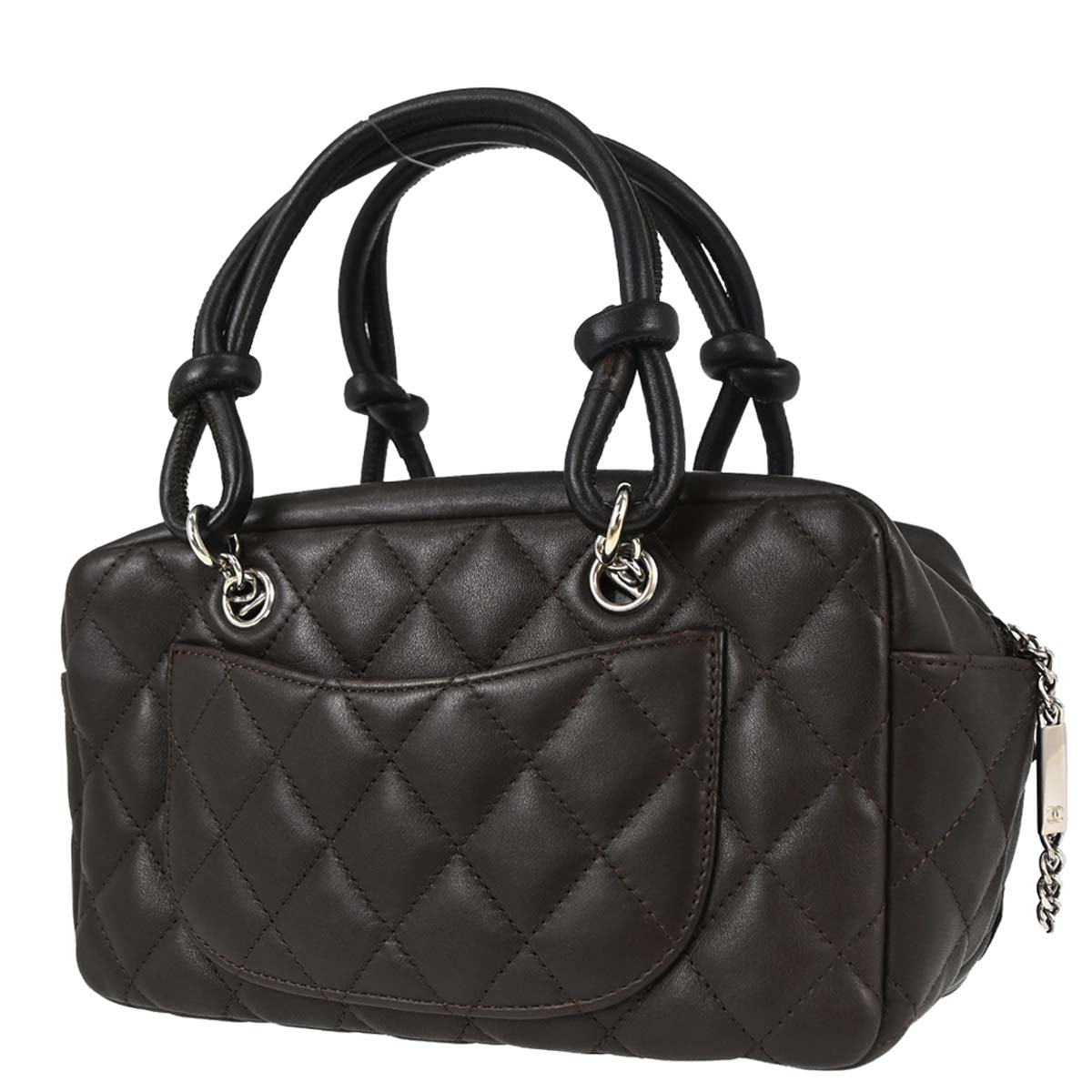 Chanel 2005-2006 Brown Calfskin Cambon Ligne Handbag