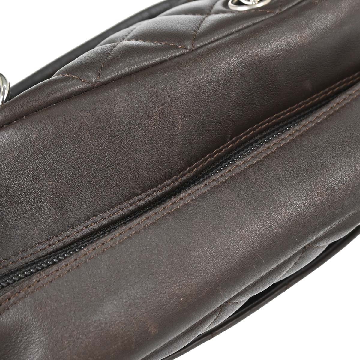 Chanel 2005-2006 Brown Calfskin Cambon Ligne Handbag