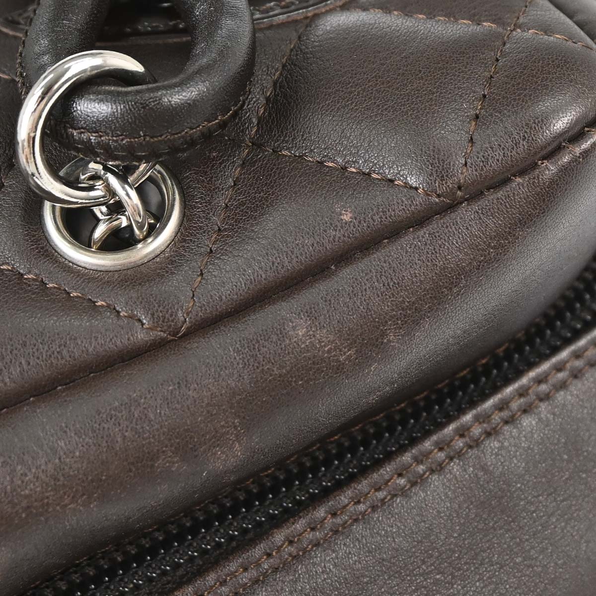 Chanel 2005-2006 Brown Calfskin Cambon Ligne Handbag