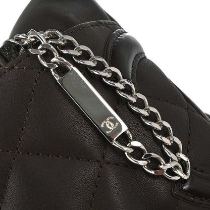 Chanel 2005-2006 Brown Calfskin Cambon Ligne Handbag