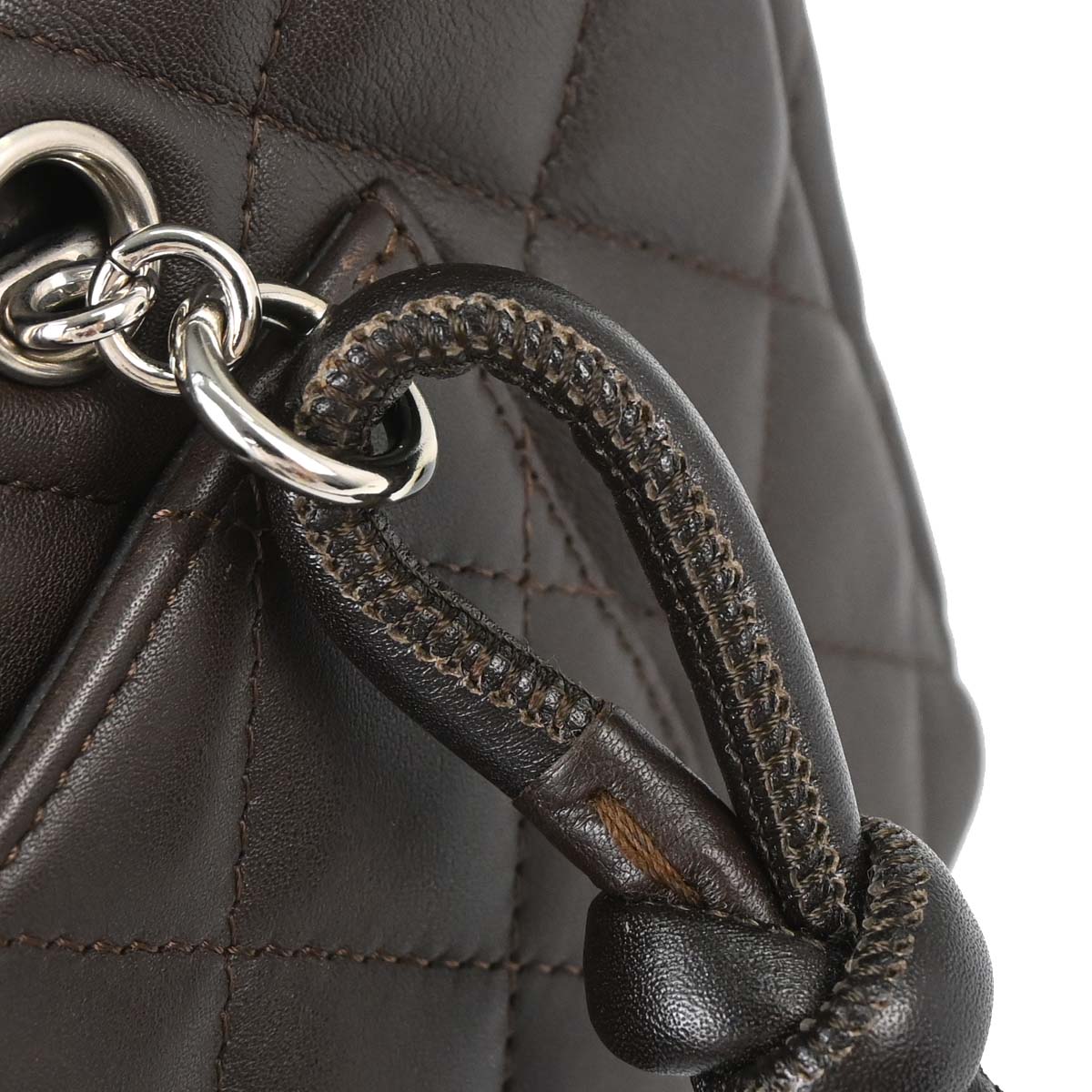 Chanel 2005-2006 Brown Calfskin Cambon Ligne Handbag