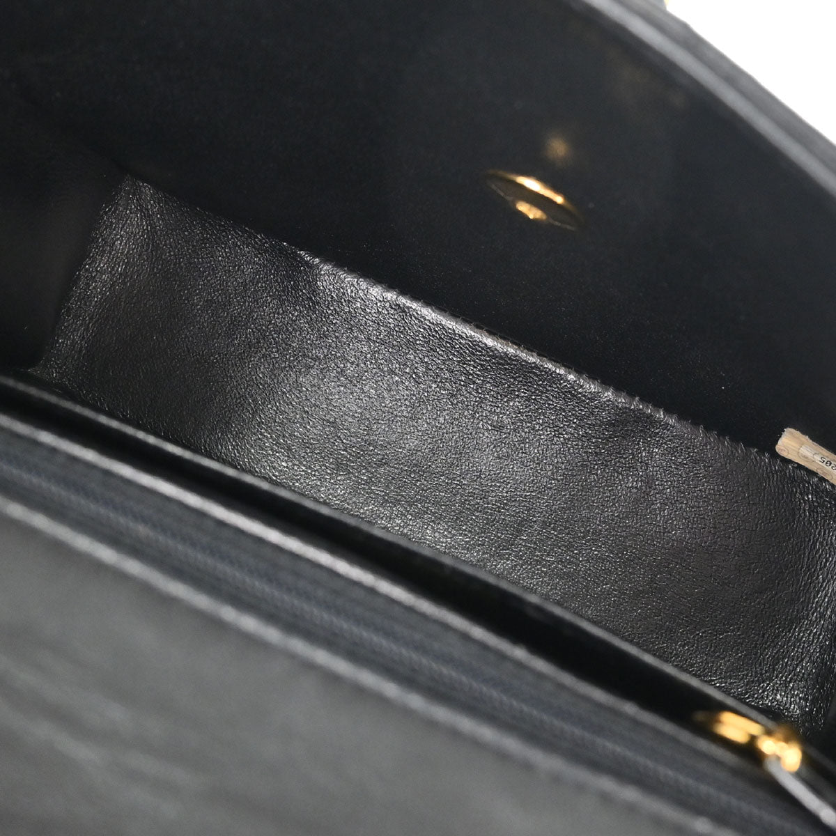 Chanel 1994-1996 Black Lambskin Mini Classic Square Flap Shoulder Bag 17