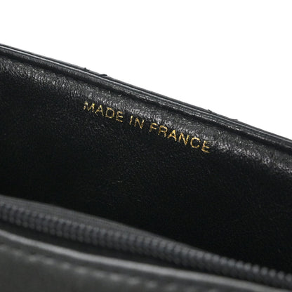 Chanel 1994-1996 Black Lambskin Mini Classic Square Flap Shoulder Bag 17