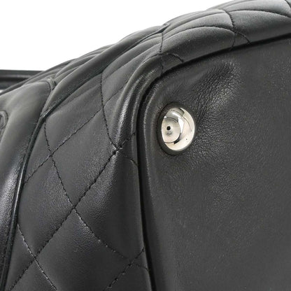 Chanel 2003-2004 Black Calfskin Cambon Ligne Tote Handbag