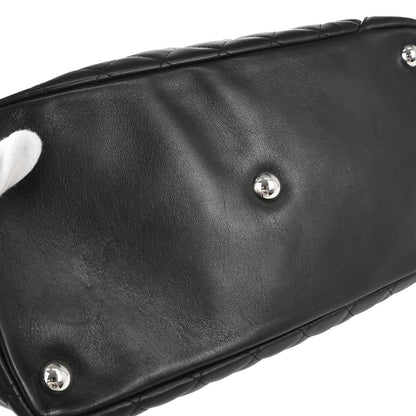 Chanel 2003-2004 Black Calfskin Cambon Ligne Tote Handbag