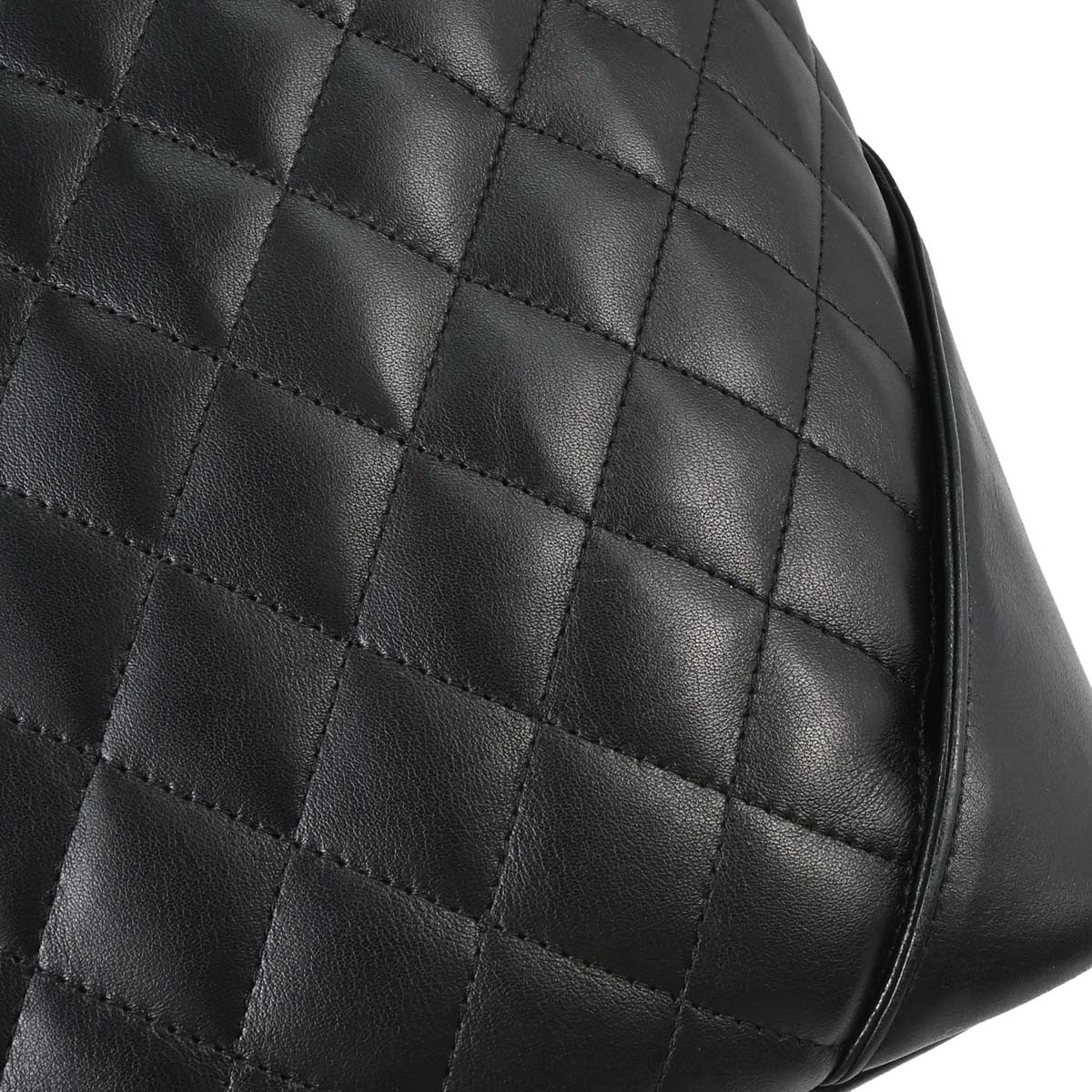 Chanel 2003-2004 Black Calfskin Cambon Ligne Tote Handbag
