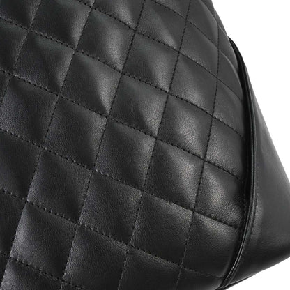 Chanel 2003-2004 Black Calfskin Cambon Ligne Tote Handbag