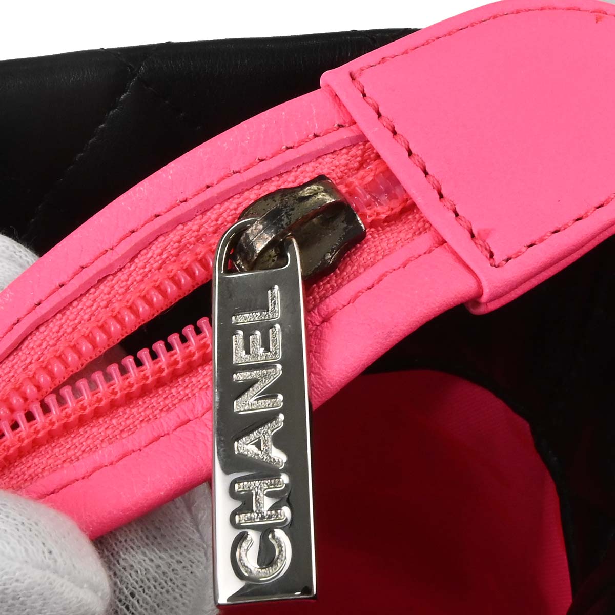 Chanel 2003-2004 Black Calfskin Cambon Ligne Tote Handbag