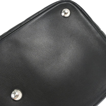 Chanel 2006-2008 Black Calfskin Cambon Ligne Tote Handbag