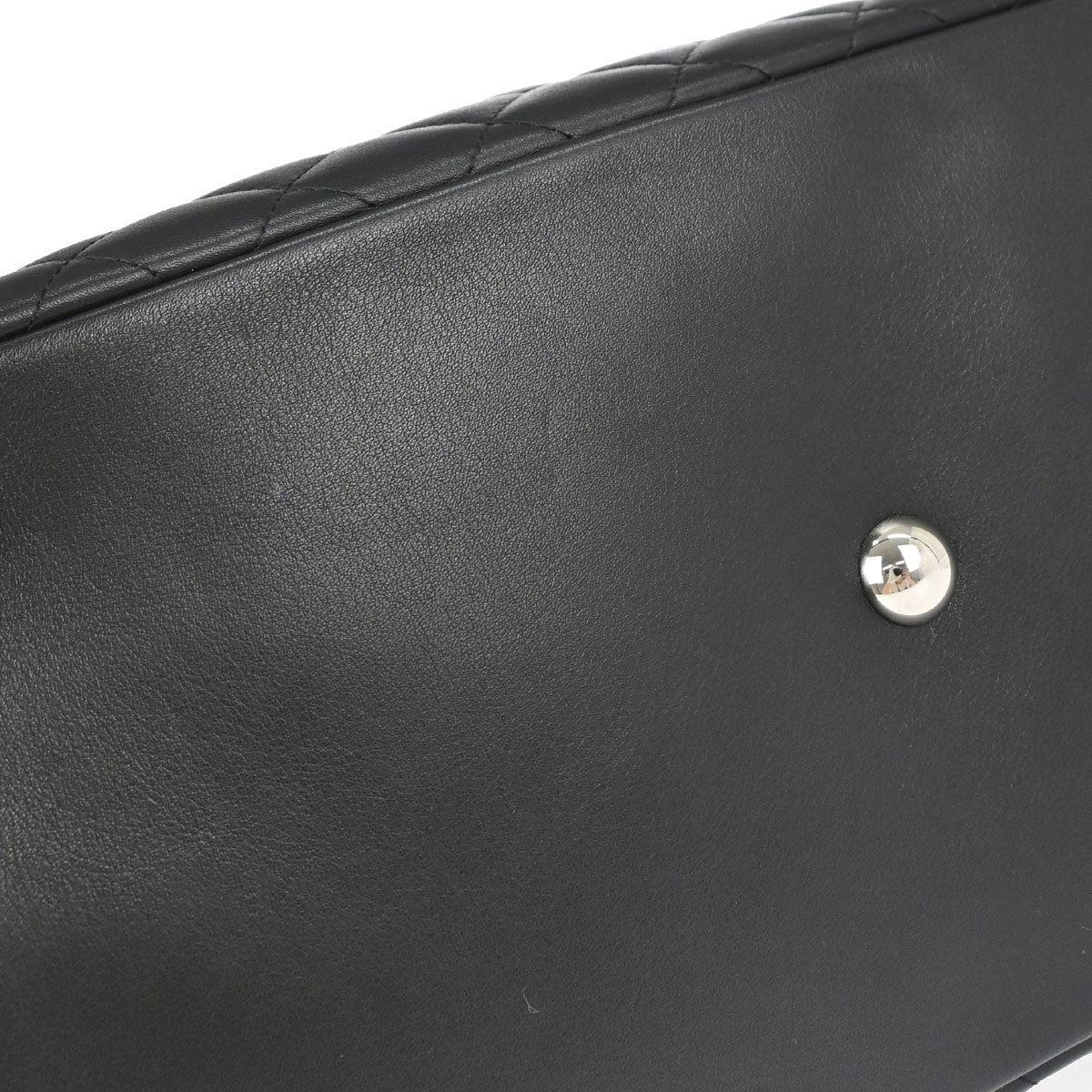 Chanel 2006-2008 Black Calfskin Cambon Ligne Tote Handbag
