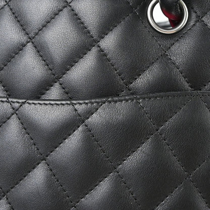 Chanel 2006-2008 Black Calfskin Cambon Ligne Tote Handbag