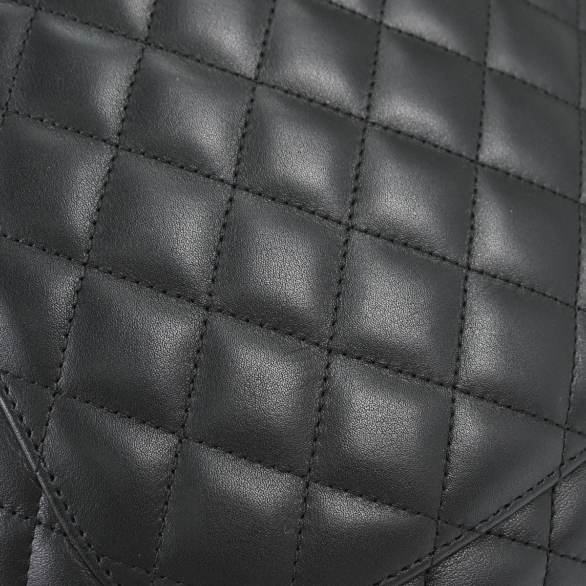 Chanel 2006-2008 Black Calfskin Cambon Ligne Tote Handbag
