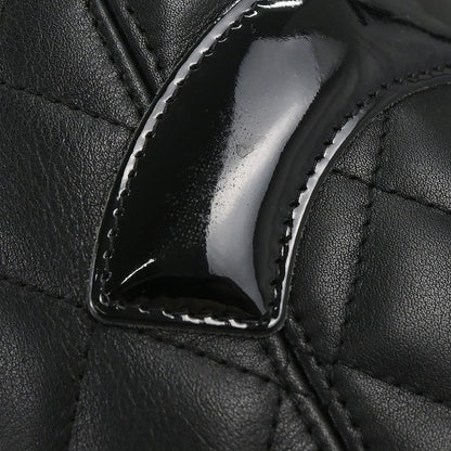 Chanel 2006-2008 Black Calfskin Cambon Ligne Tote Handbag