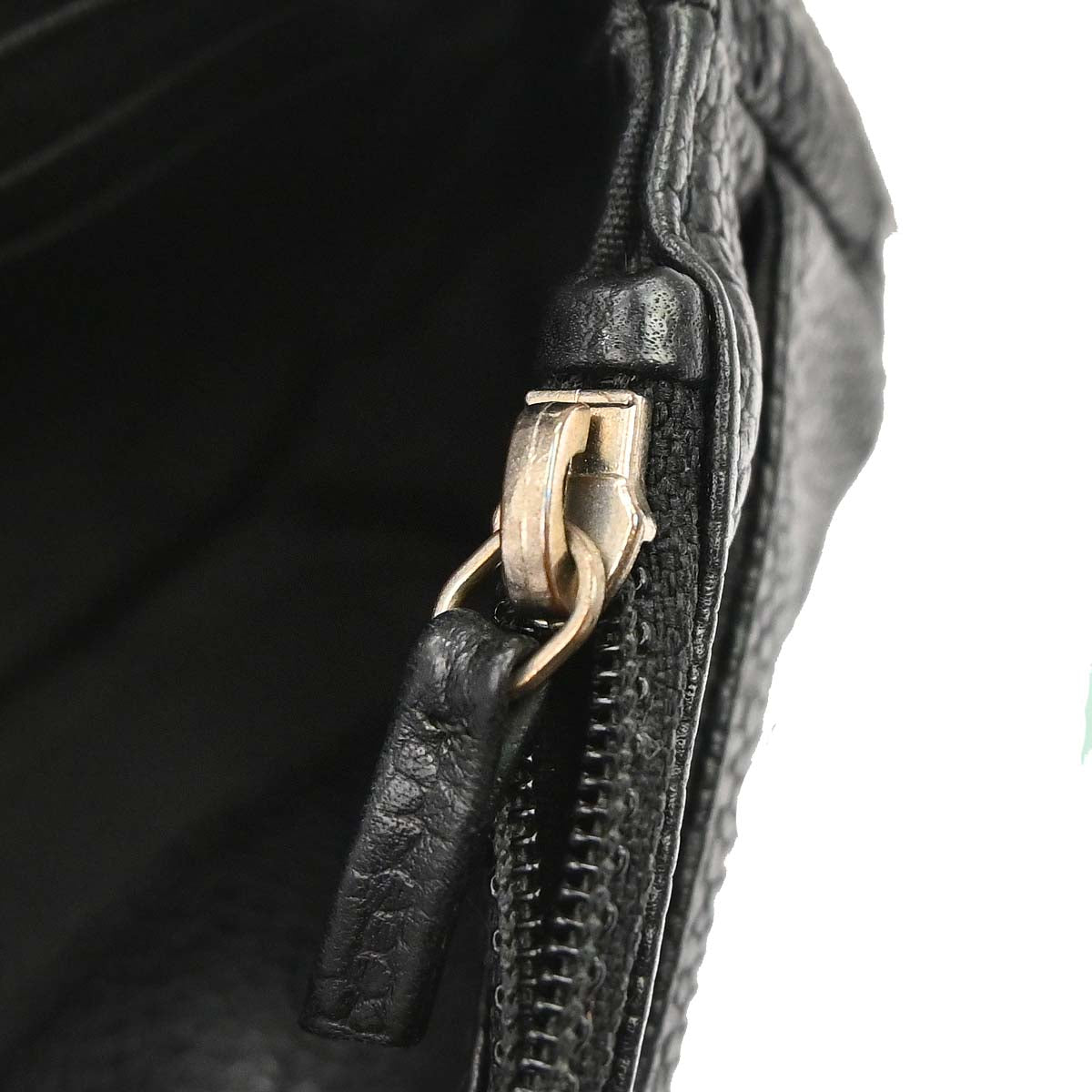 Chanel 2009-2010 Black Caviar Skin Half Moon Flap WOC Wallet on Chain Shoulder Bag