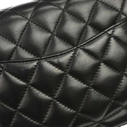 Chanel 2015-2016 Black Lambskin Mini Classic Square Flap Shoulder Bag 17