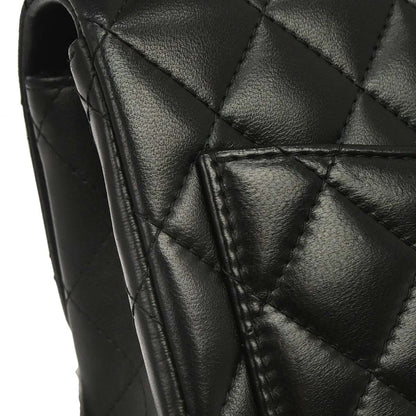 Chanel 2015-2016 Black Lambskin Mini Classic Square Flap Shoulder Bag 17