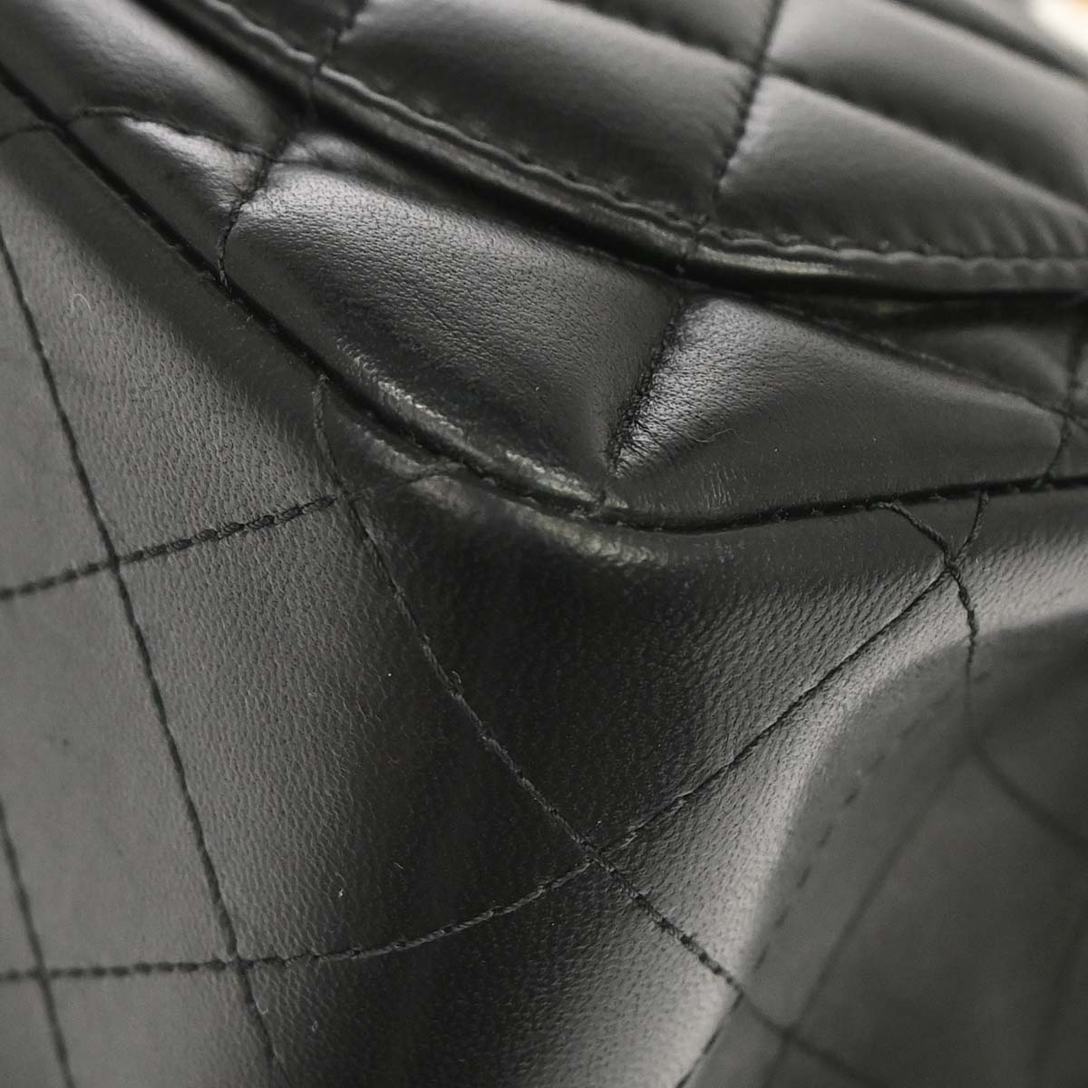 Chanel 2015-2016 Black Lambskin Mini Classic Square Flap Shoulder Bag 17