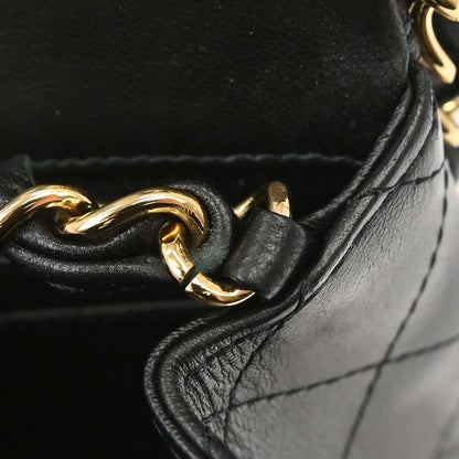 Chanel 2015-2016 Black Lambskin Mini Classic Square Flap Shoulder Bag 17