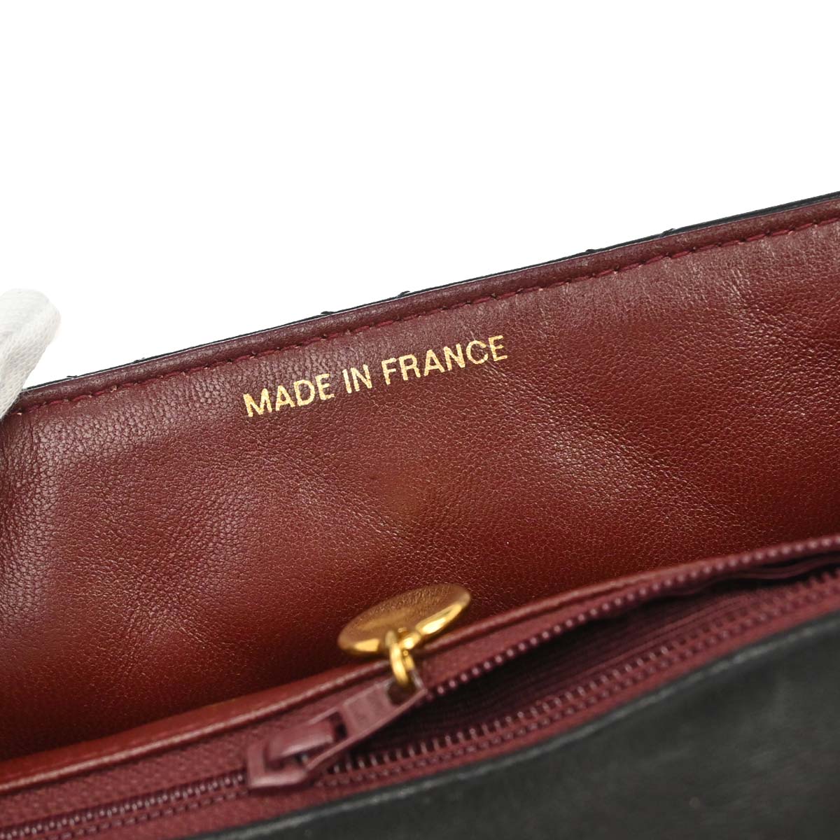 Chanel 1991-1994 Black Lambskin Classic Square Flap Shoulder Bag 20