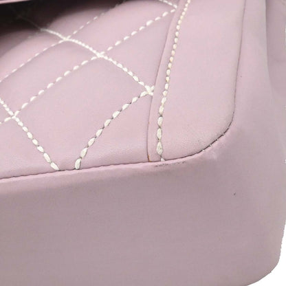 Chanel 2004-2005 Purple Calfskin Wild Stitch Handbag