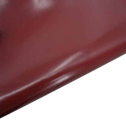 Hermes Rouge H Box Calf Document Portfolio Clutch Bag