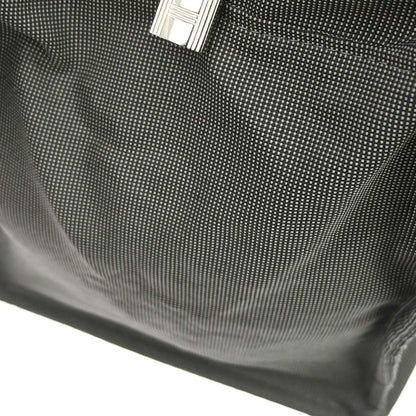 Hermes Gray Canvas Herline Tote TGM Handbag