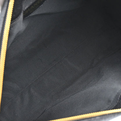 Chanel 1997-1999 Black Caviar Skin Tote Handbag