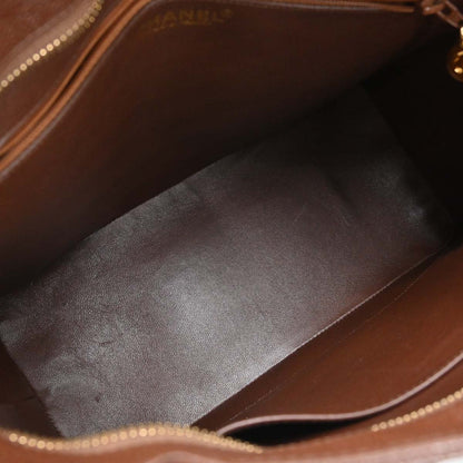 Chanel Brown Caviar Skin Medallion Tote Handbag