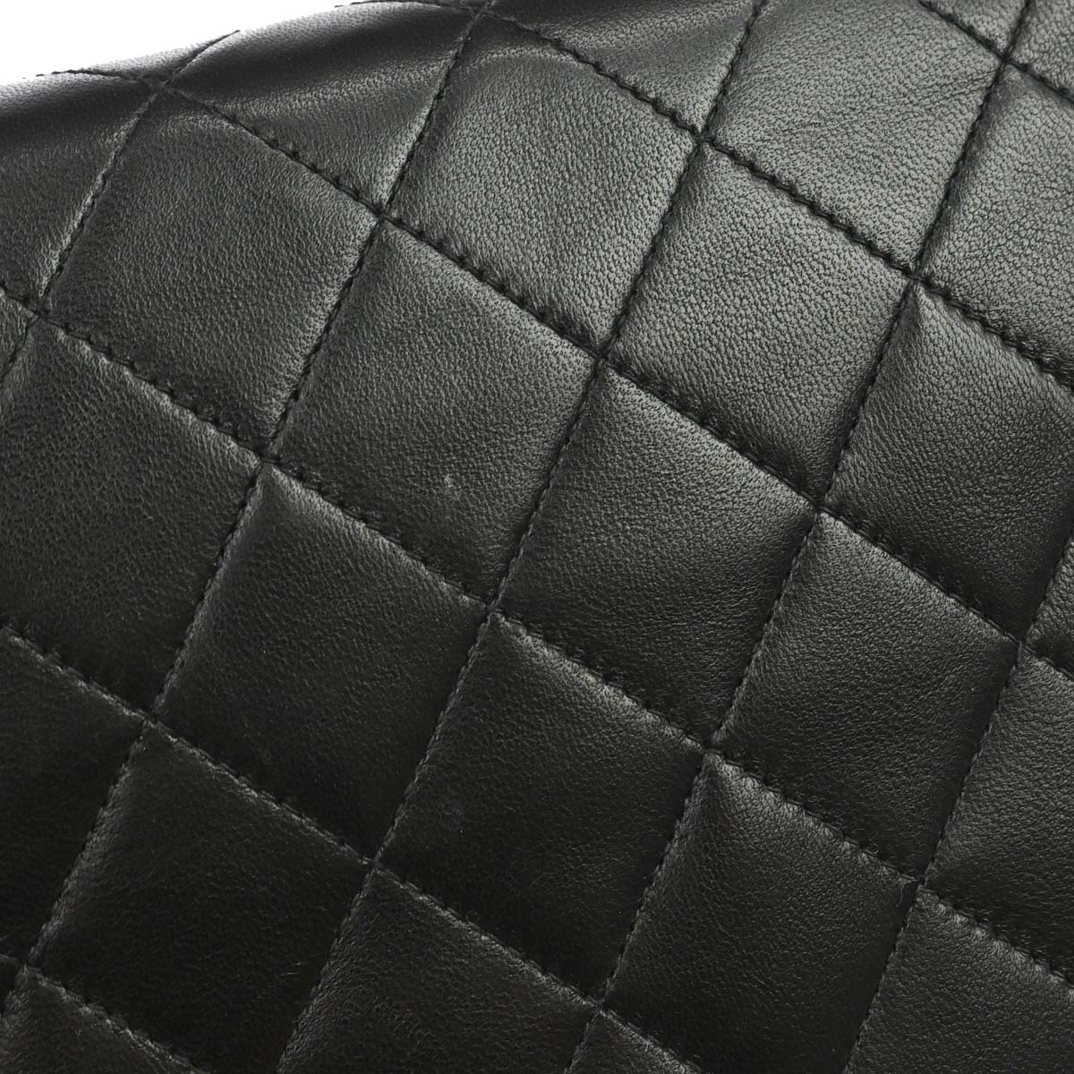 Chanel 2003-2004 Black Lambskin Turnlock Small Full Flap Shoulder Bag