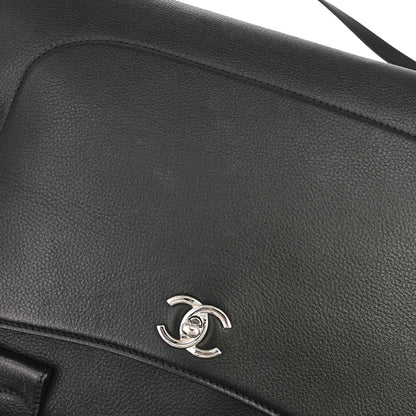 Chanel 2017 Black Calfskin Neo Executive Cerf 2way Shoulder Tote Bag