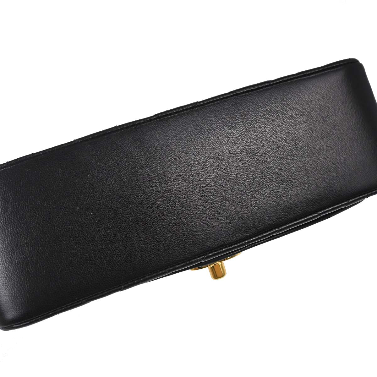 Chanel 1994-1996 Black Lambskin Small Diana Shoulder Bag