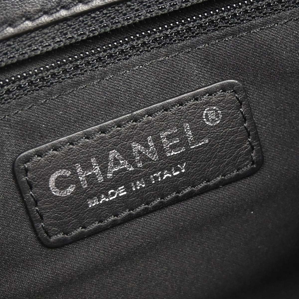 Chanel 2013-2014 Black Lambskin Flap Shoulder Bag