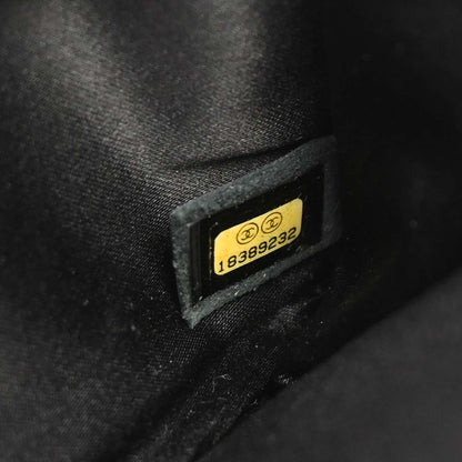 Chanel 2013-2014 Black Lambskin Flap Shoulder Bag