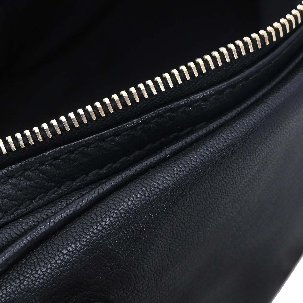 Gucci Black Leather Capri Bowler Bag