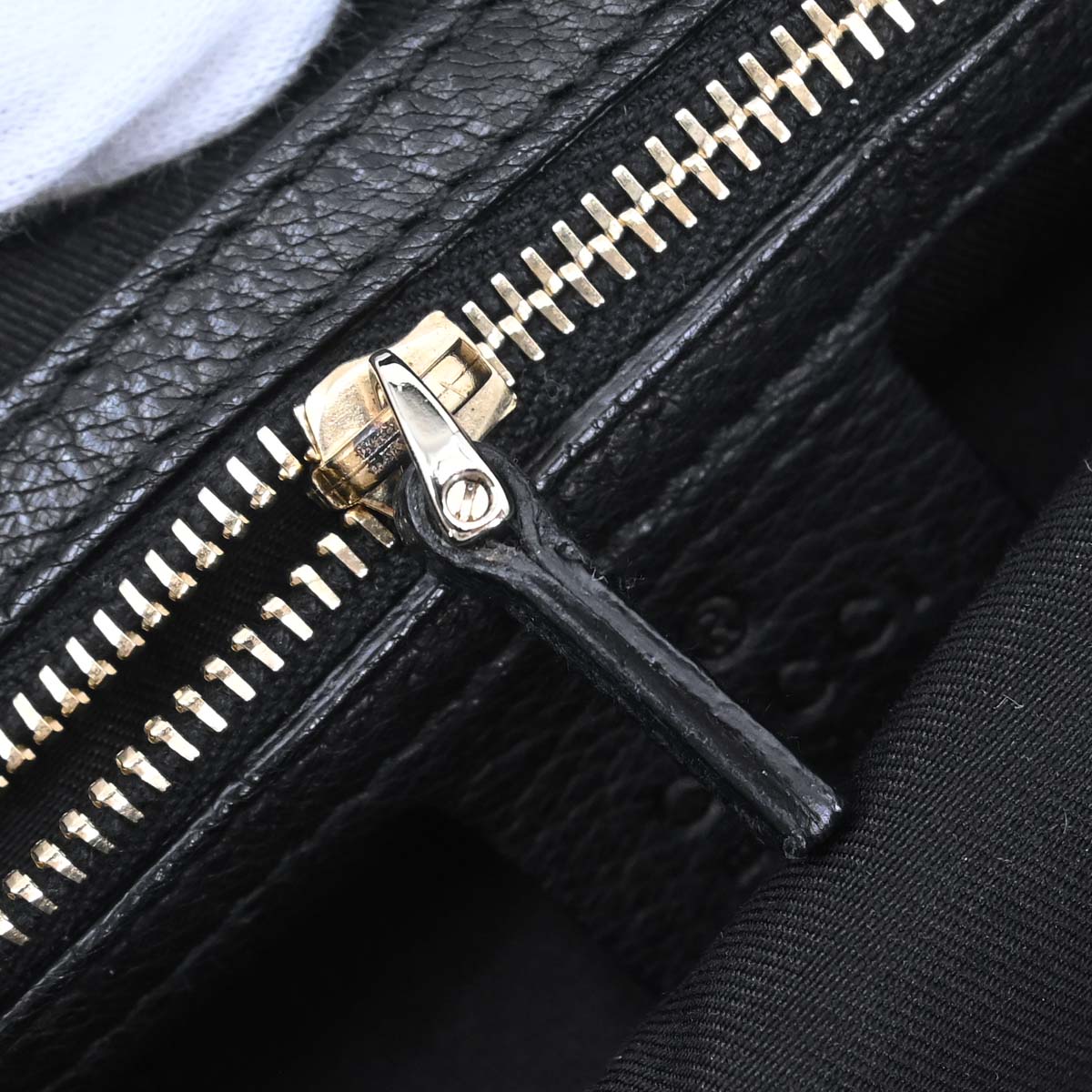 Gucci Black Leather Capri Bowler Bag
