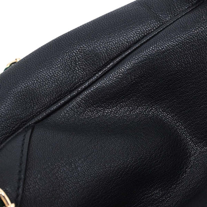 Gucci Black Leather Capri Bowler Bag