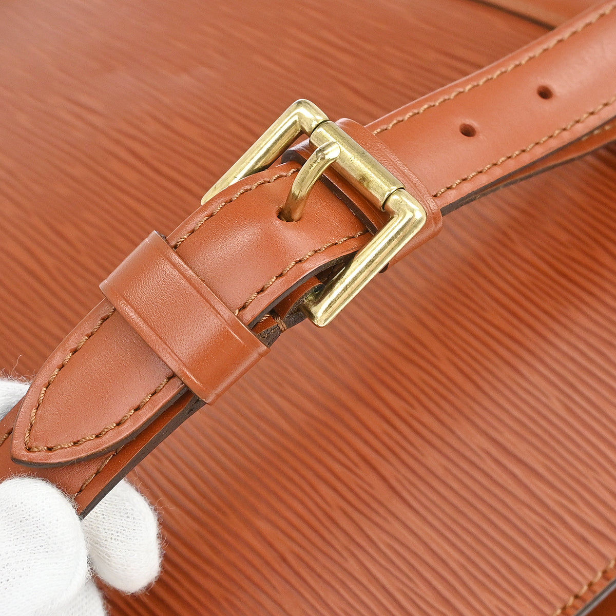 Louis Vuitton Brown Epi Gobelins Backpack M52293