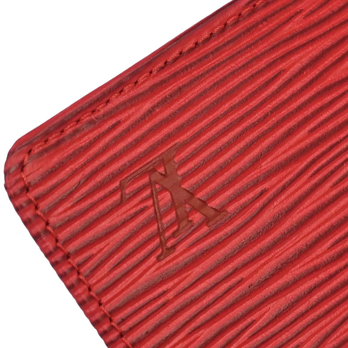 Louis Vuitton Red Epi Pochette Cles Coin Purse M63807